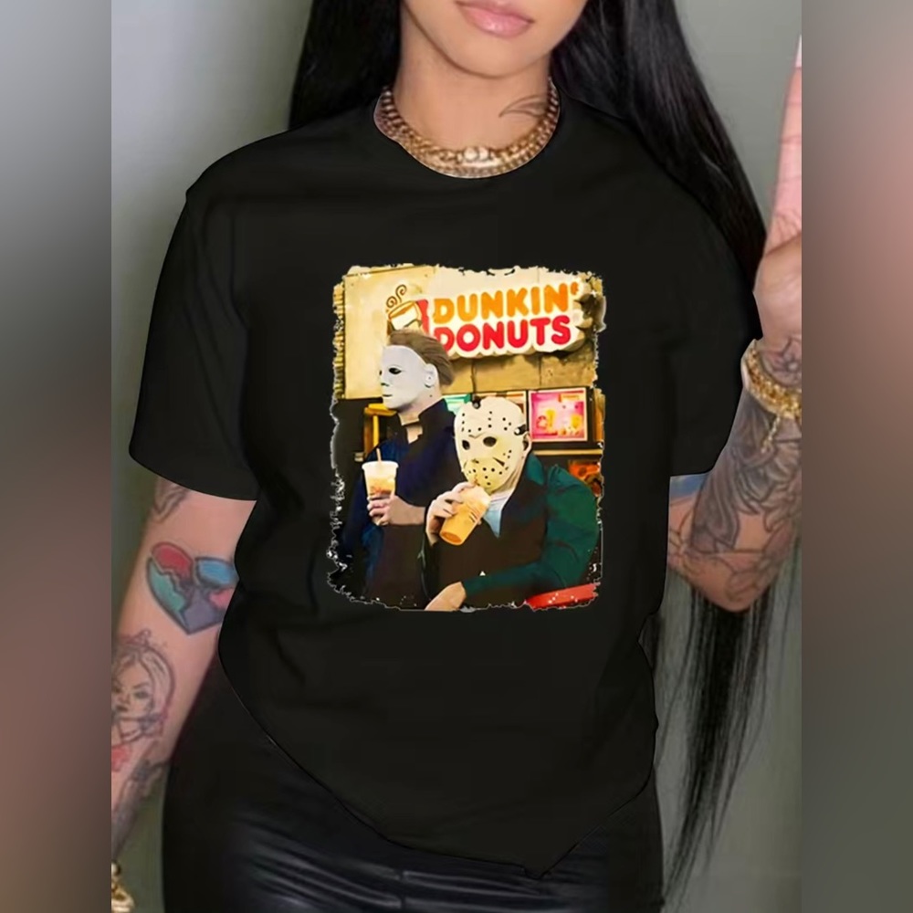 Halloween T-shirt Michael Myers and Jason